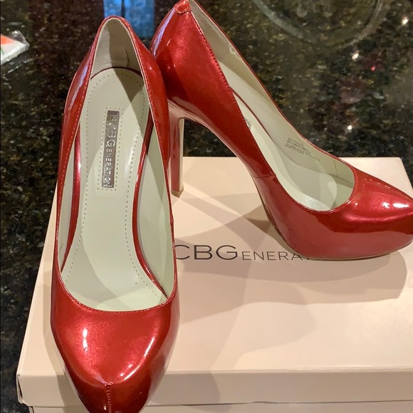 Bcbg red pearl pumps - Picture 3 of 4